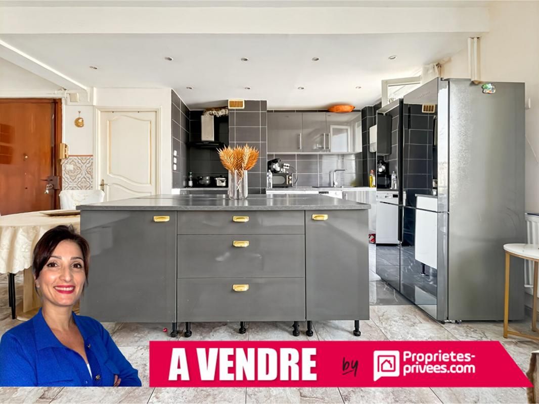Nice Ouest : Appartement 3 pièces - Avant-dernier étage avec balcons
