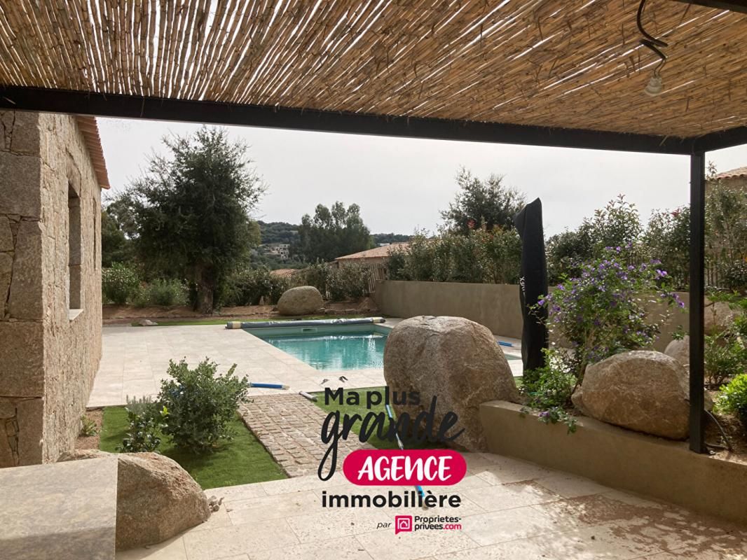 Maison de type T3 en pierres sèches avec piscine - Ste Lucie de Porto Vecchio 2A - CORSE DU SUD - FRANCE