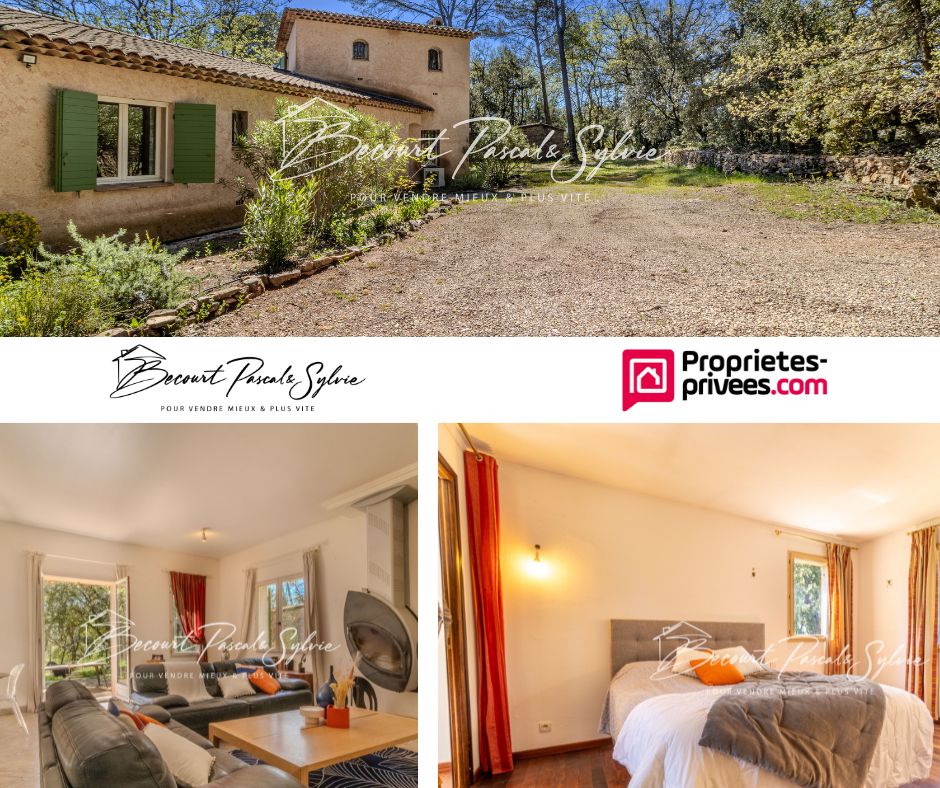 Villa 4 chambres avec piscine sur 4400 m² ? Calme absolu ? Var (83)