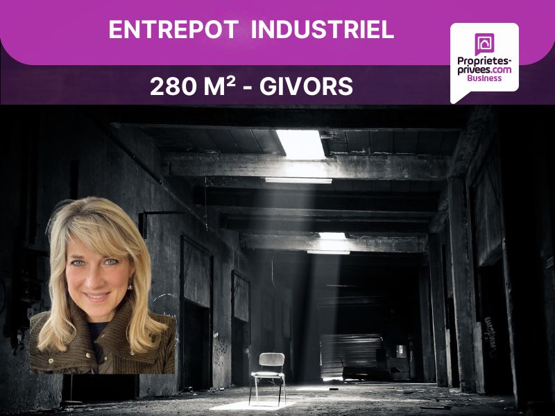 69520 GRIGNY - Entrepôt d'activité, local industriel de 280 m²