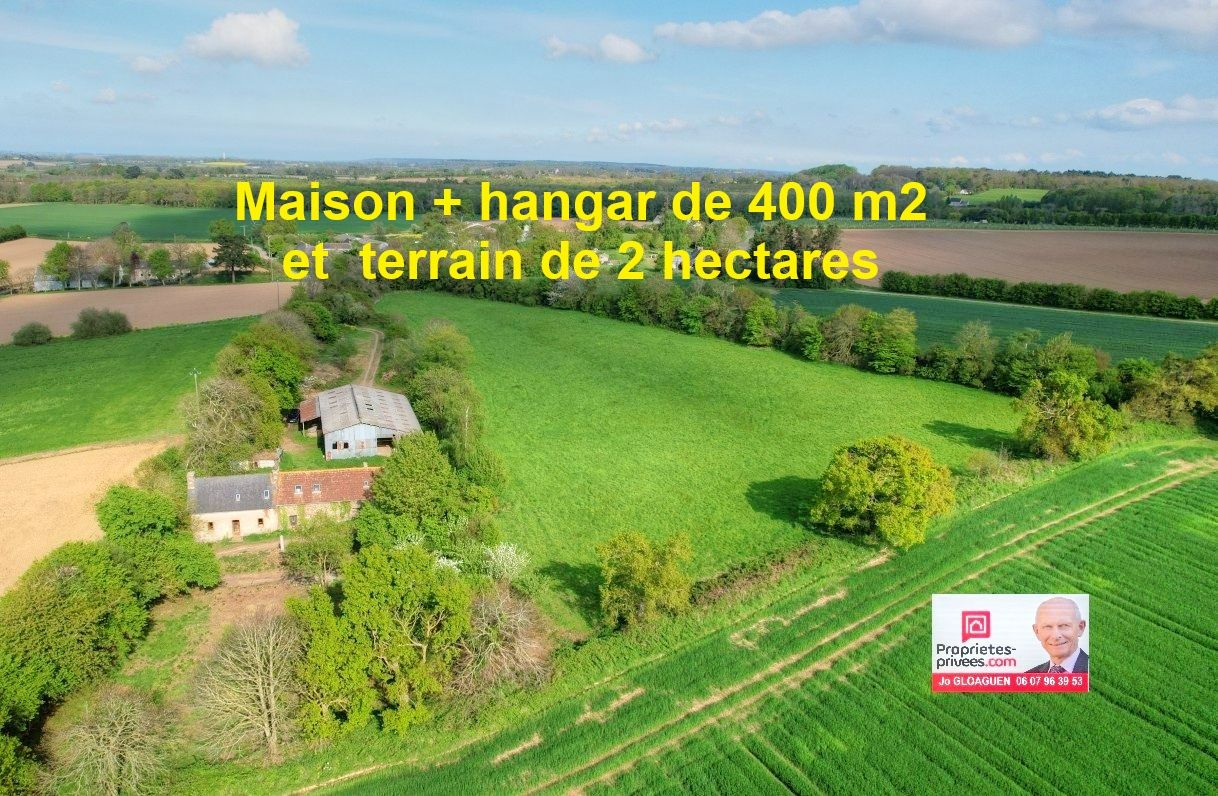 Maison 4 chambres sur 2 hectares avec hangar de 400 m2