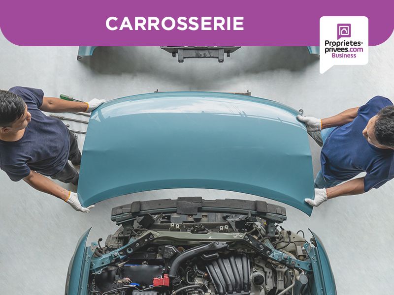 60100 CREIL - CARROSSERIE 900 M², CLIENTELE FIDELISEE