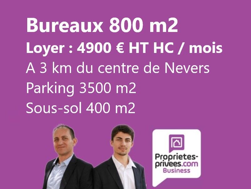 SECTEUR NEVERS - IMMEUBLE DE BUREAUX 800 M², PARKING 3500 M2