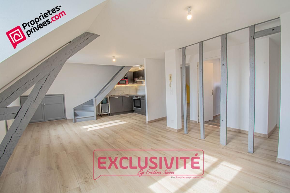 BOULOGNE-SUR-MER 62200 BOULOGNE SUR MER  VIEILLE VILLE DUPLEX 55m² 2 CHAMBRES CAVE 2