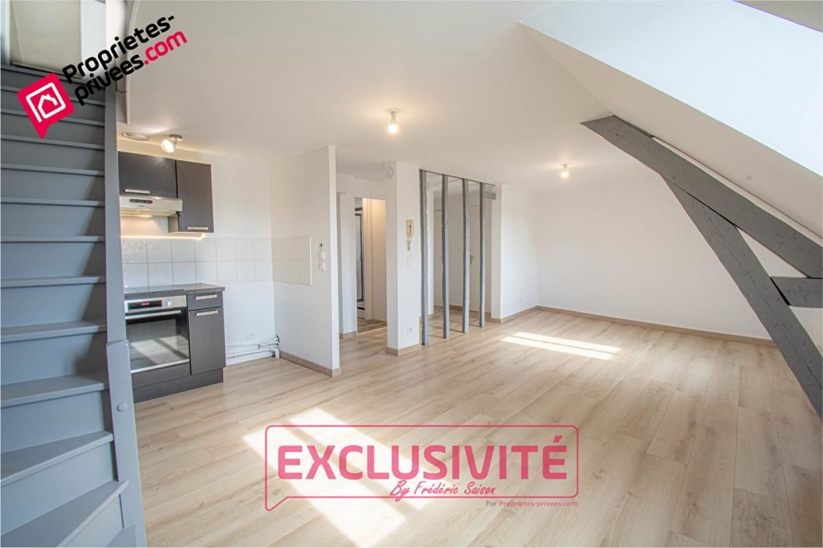 BOULOGNE-SUR-MER 62200 BOULOGNE SUR MER  VIEILLE VILLE DUPLEX 55m² 2 CHAMBRES CAVE 3