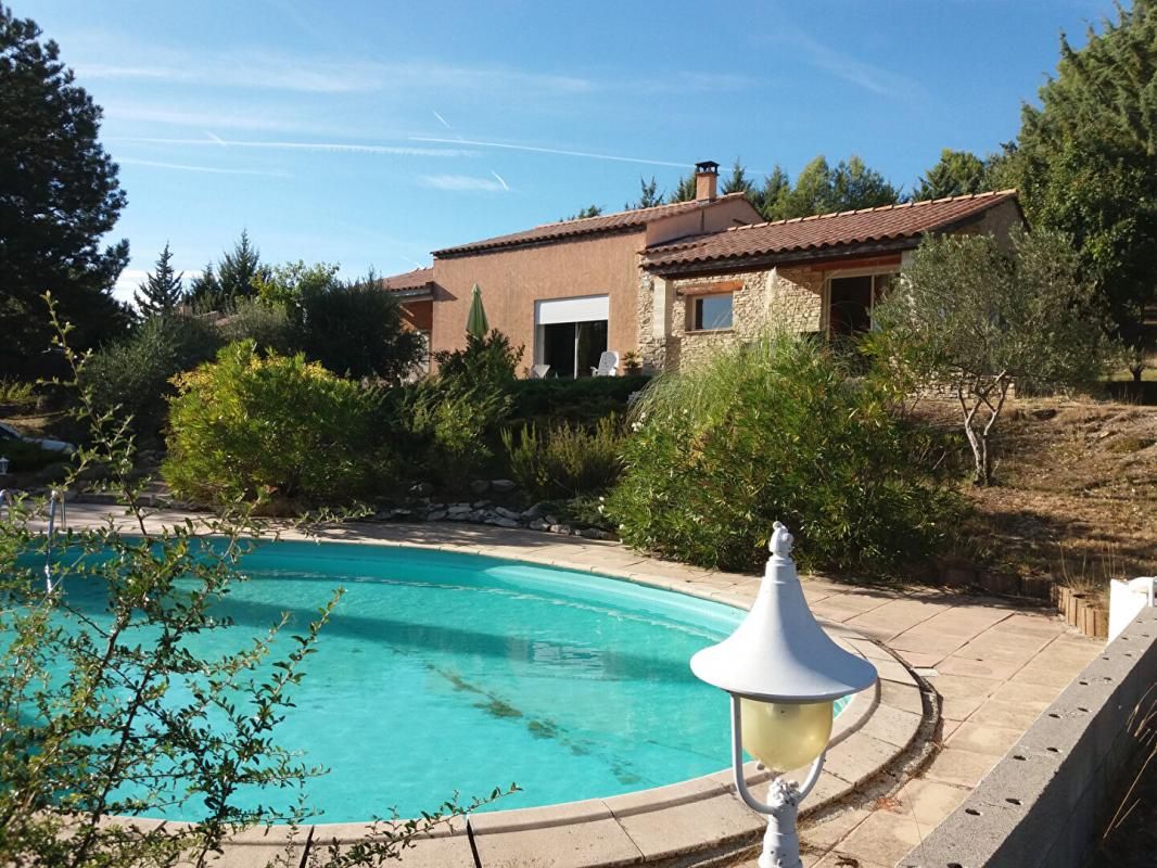 CRUIS MAISON INDIVIDUELLE DE PLAIN-PIED 118 M² 6 PIECES 4 CHAMBRES AVEC PISCINE SUR 2400 M² DE TERRAIN 2