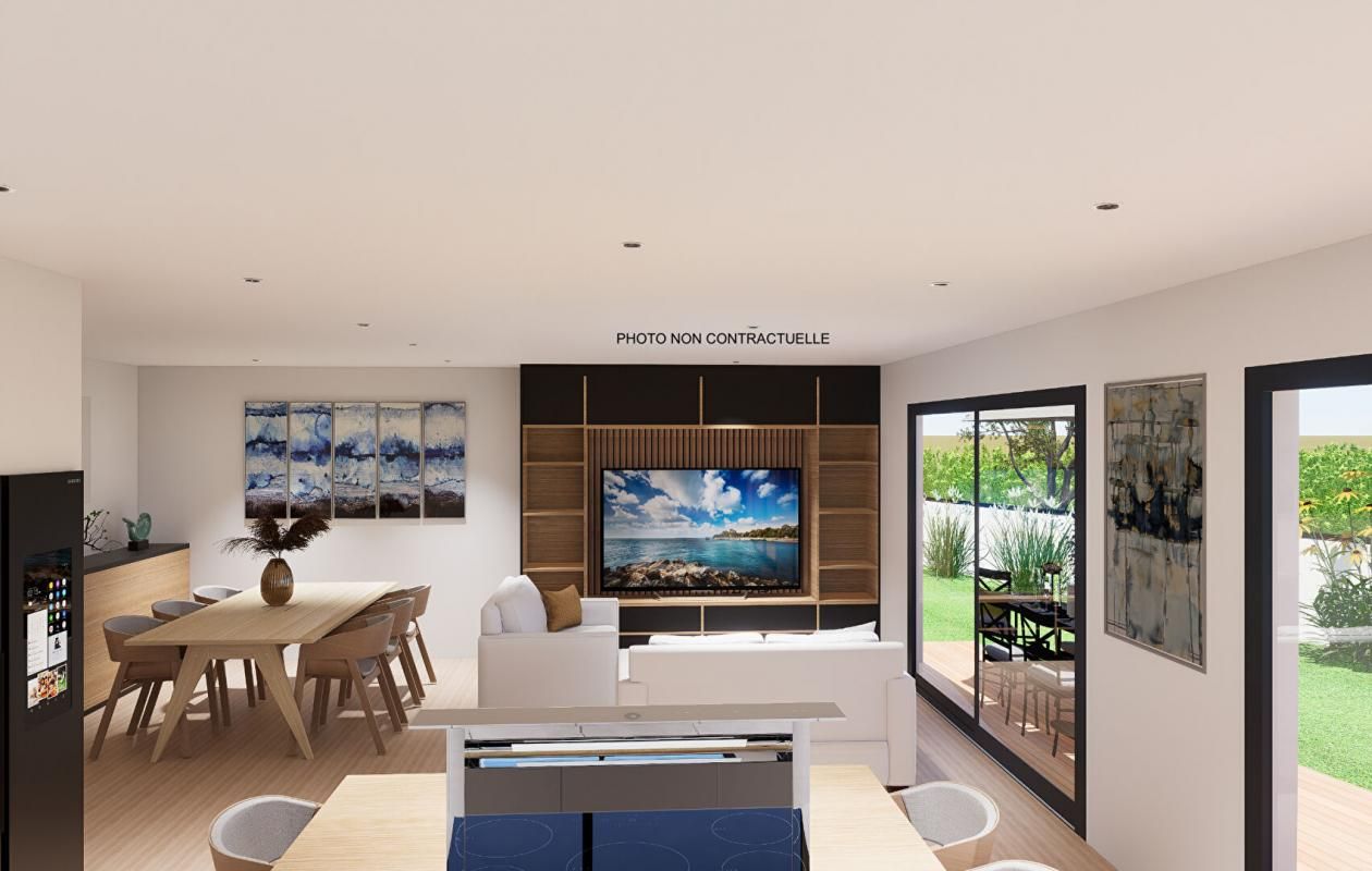 PLAUDREN « L'Essentielle » Maison contemporaine de PLAIN-PIED de 125M², 5 pièces, 3 chambres PLAUDREN 2