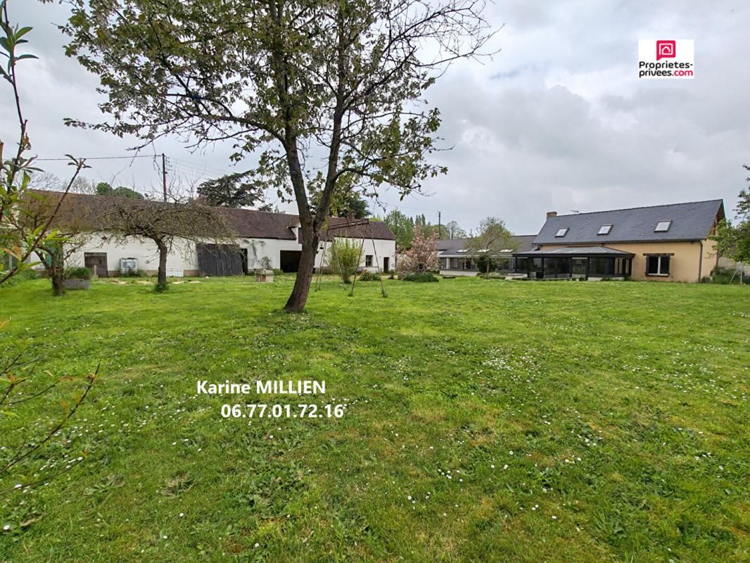 TREON 28500 Maison individuelle avec grande dépendance aménageable (env.141 m²) - 1 étage - 4 chambres - Cave - Terrain - 290 000 HAI