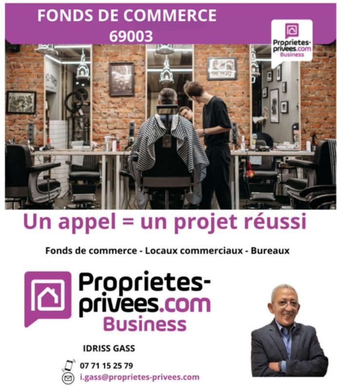 EXCLUSIVITE LYON 69003 - FONDS DE COMMERCE SALON DE COIFFURE