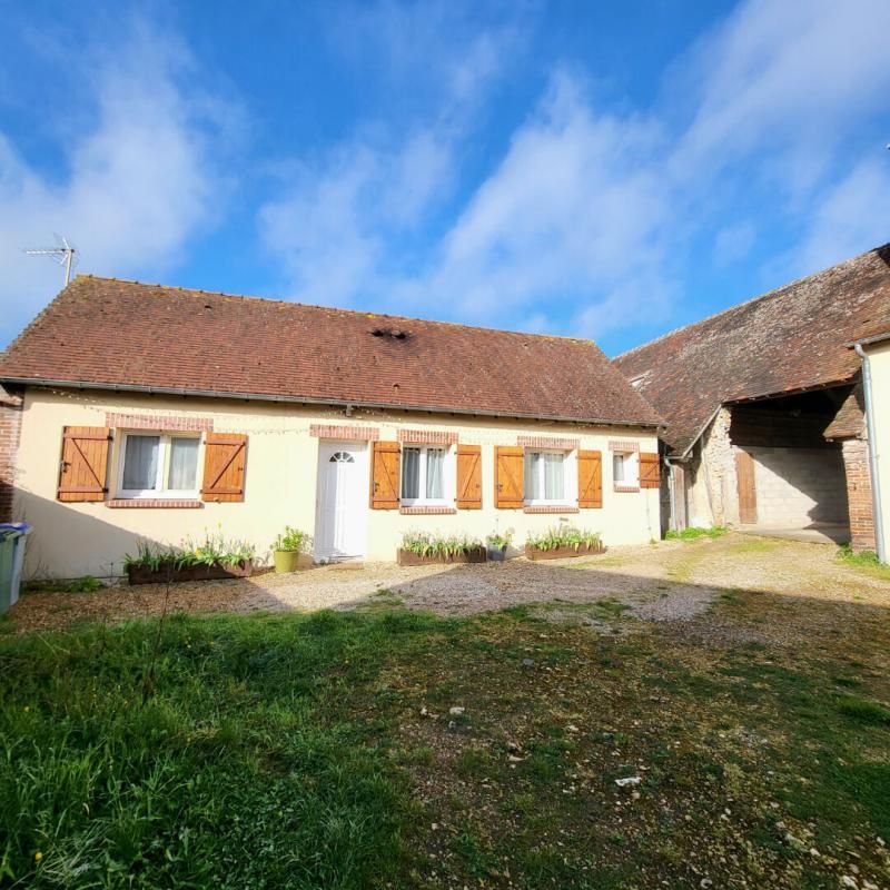 Maison de plain-pied (48 m²), La Madeleine de Nonancourt (27320), 3 pièces, Grange, terrain constructible de 600 m². Prix HAI : 187 180