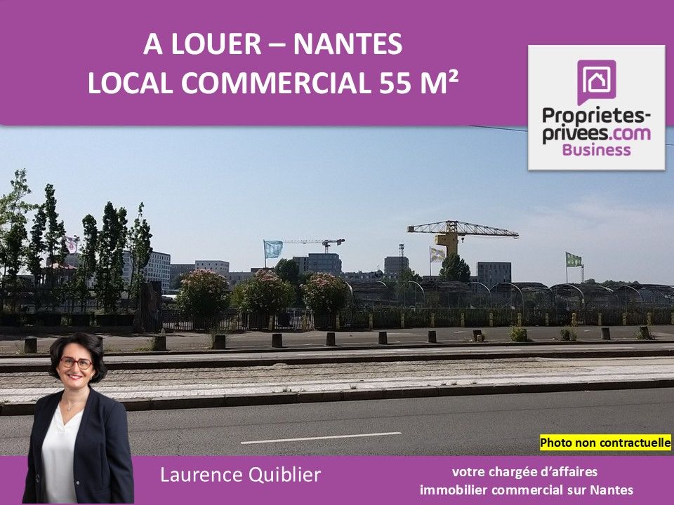 44000 NANTES CHANTIERS NAVALS - BUREAU COMMERCIAL 55 M² A LOUER
