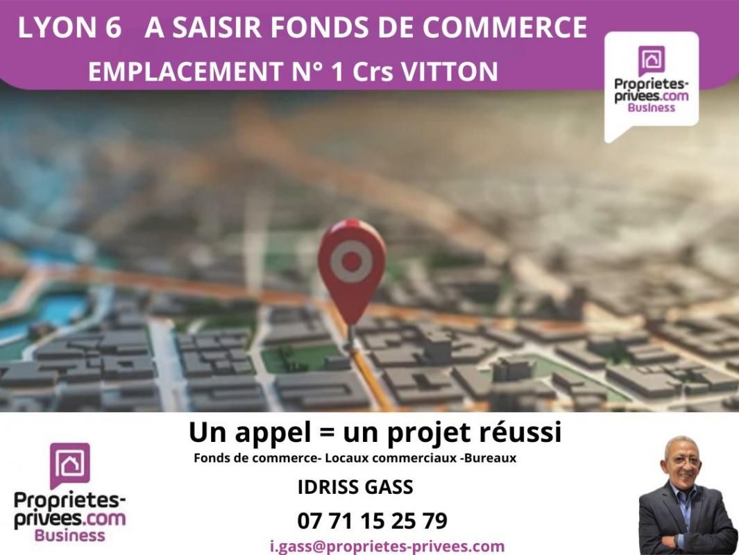 69006 LYON - PRET A PORTER, Emplacement N° 1, COURS VITTON