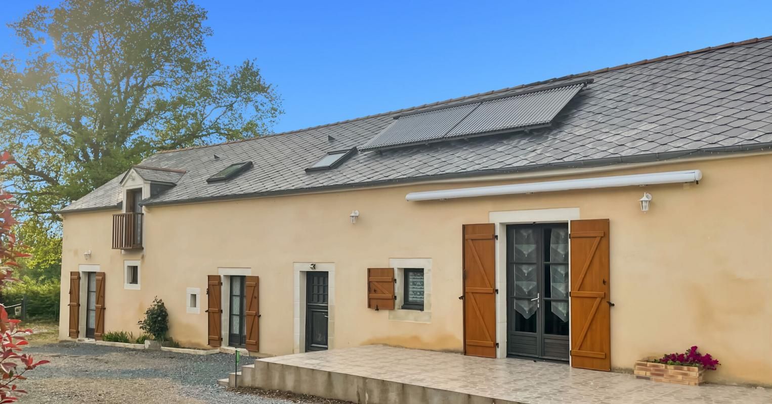 À vendre : Somptueuse propriété  de 250m2 au coeur de la campagne berrichonne, à deux pas de La Châtre, ville de Georges Sand