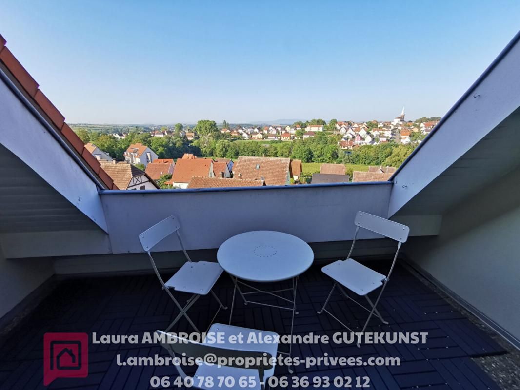 HOCHFELDEN Appartement Hochfelden 3 pièce(s) 65 m2 avec terrasse, cave, garage 2