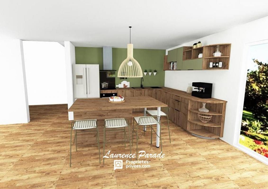 MONTPON-MENESTEROL Maison 95m² avec garage terrain 1160m² 4