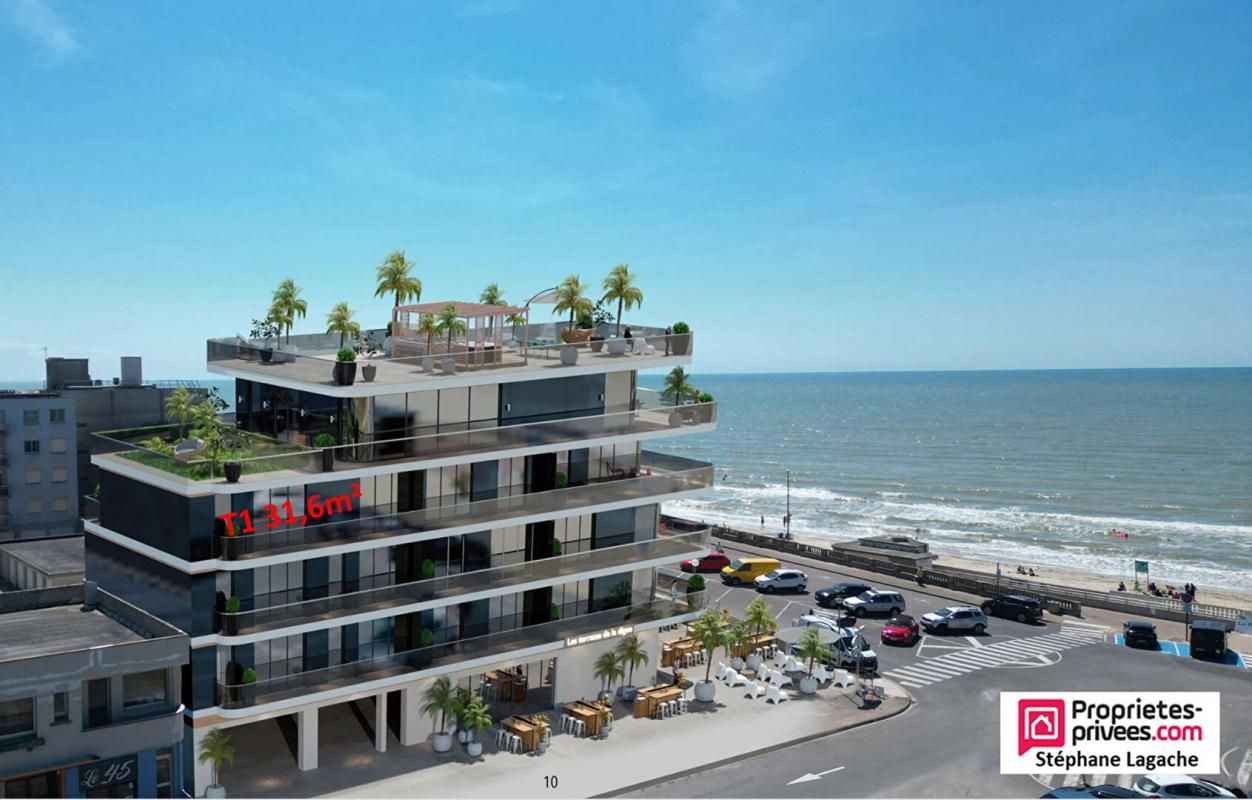 Appartement Stella 1 pièce(s) 31.64 m2 avec terrasse 4m² Vue Mer
