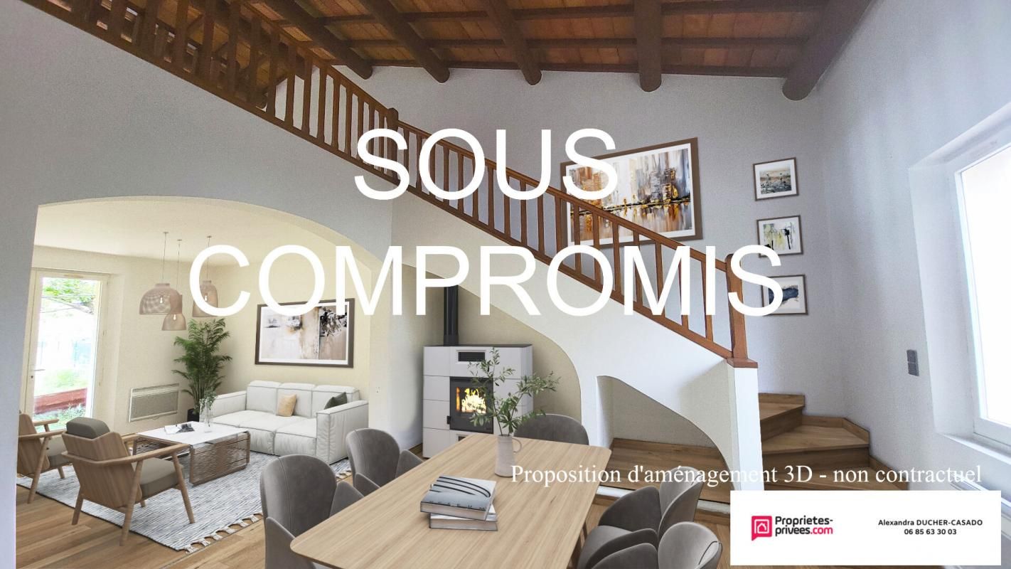 **SOUS COMPROMIS** MAISON FAMILIALE AVEC GARAGE ET JARDIN - LES MEES