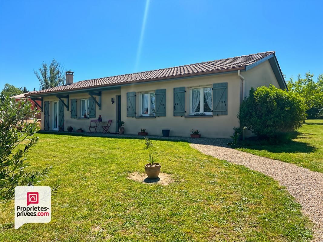 Maison de plain-pied, 3 chambres, jardin