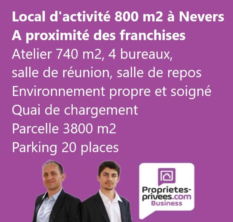 NEVERS NEVERS - LOCAL D'ACTIVITE 800 M2, PROCHE DES FRANCHISES 1