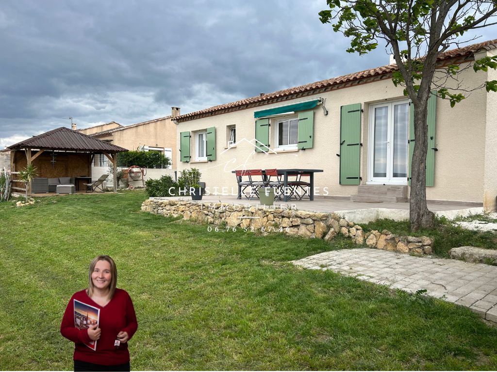 HÉRAULT - LOUPIAN (34140) - VILLA PLAIN-PIED - 4 PIÈCES - 90 M² - GARAGE - TERRAIN 500 M² - RÉNOVÉE, 4 FACES, BELLE VUE