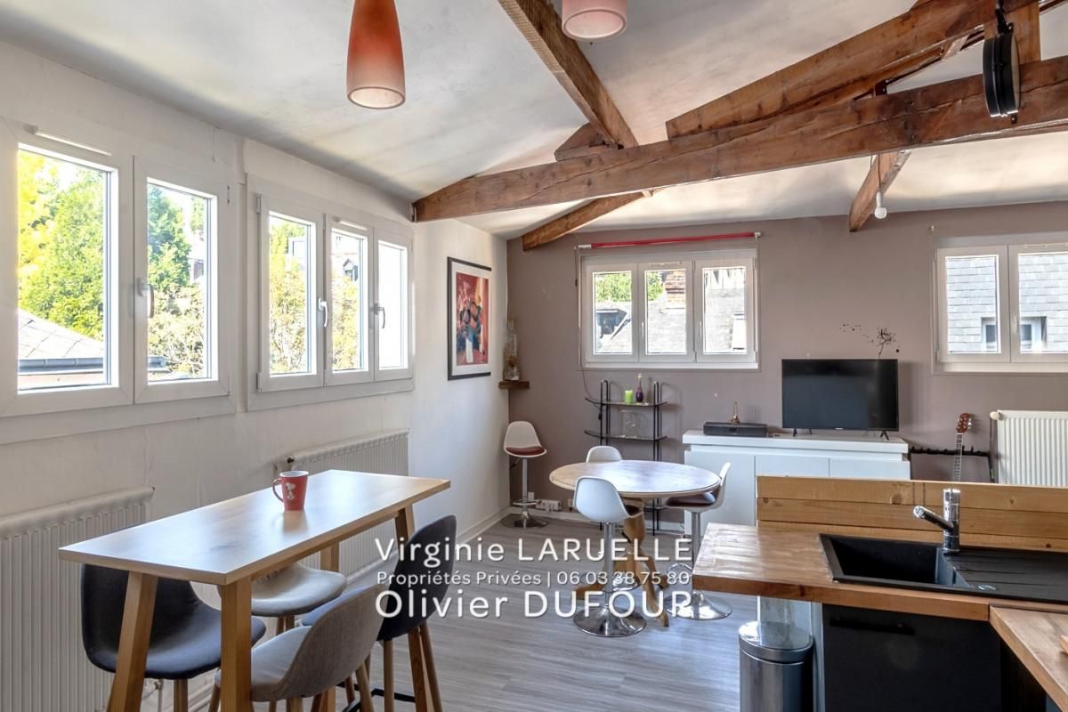 Proche gare de Rouen, apartement T3 2 chambres en dernier étage