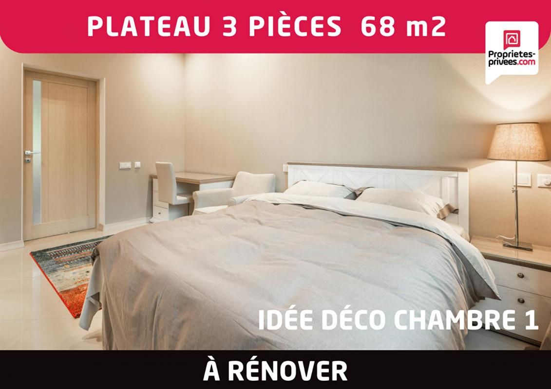 AMIENS Plateau appartement à rénover 3 pièces 68 m2 + mezzanine - Amiens Saint- Maurice 3
