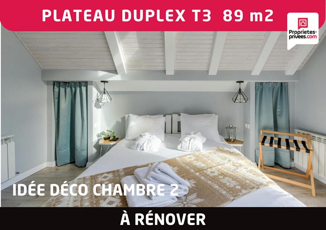 AMIENS Plateau Duplex 3 pièces 89 m2 à rénover Amiens Saint- Maurice 3