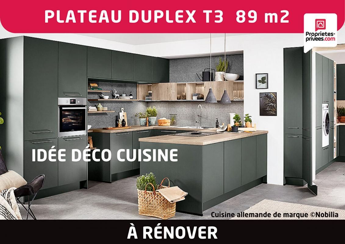 AMIENS Plateau Duplex 3 pièces 89 m2 à rénover Amiens Saint- Maurice 4
