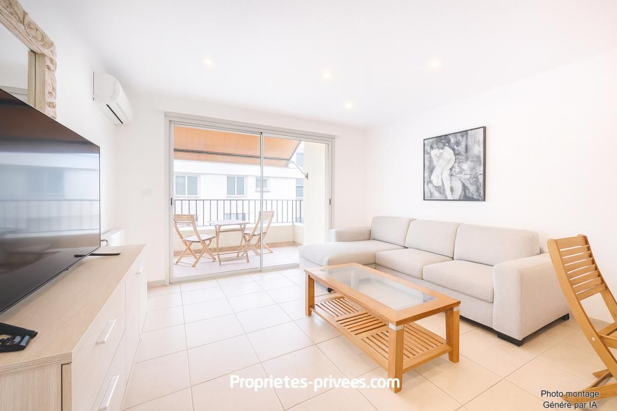Appartement T3 climatisé, terrasses et parking - 250m des plages