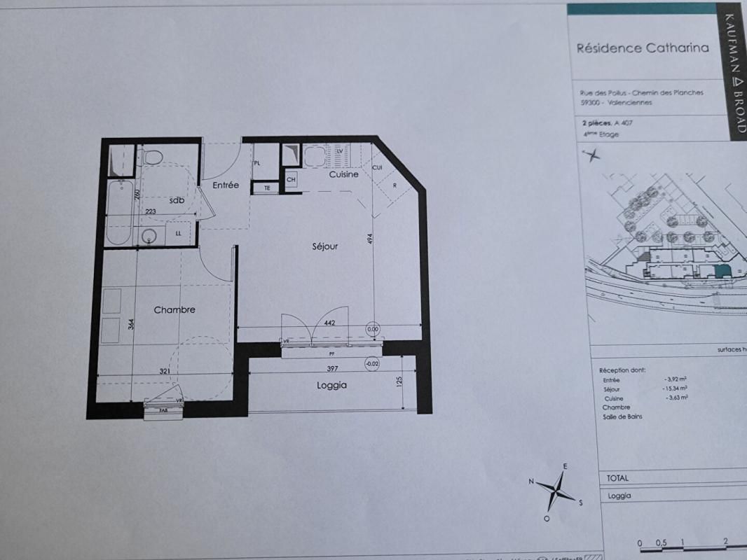 VALENCIENNES Valenciennes Appartement 2 pièce(s) 40 m2 2
