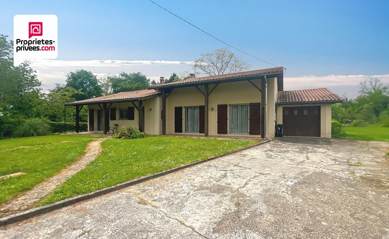 Maison de plain-pied - 4 chambres - garage - jardin 1 hectare 38
