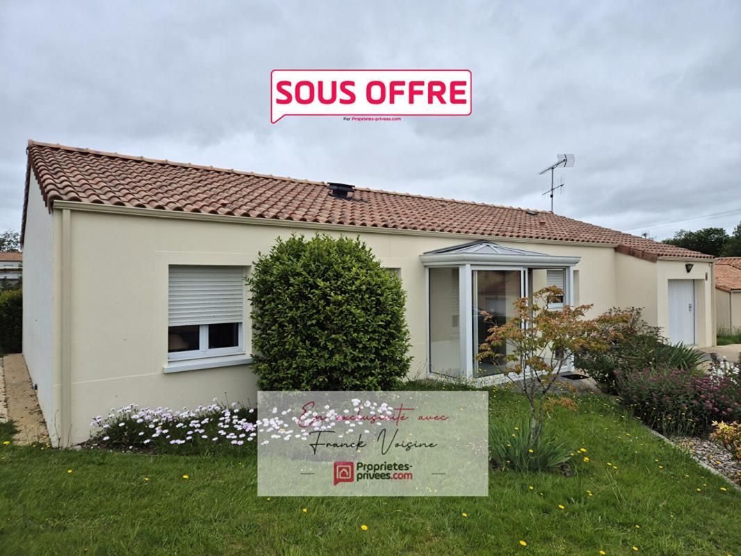 A VENDRE en EXCLUSIVITE aux Herbiers, maison de plain pied avec 3 chambres