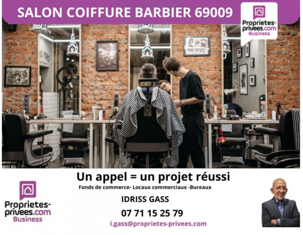 ? FONDS DE COMMERCE SALON DE COIFFURE ? LYON 9 ? EMPLACEMENT DE PREMIER CHOIX