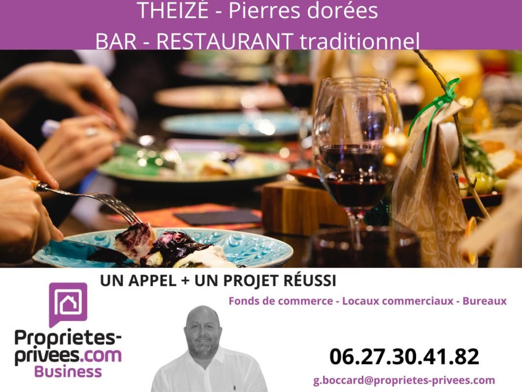 THEIZE Secteur Pierres dorées - Bar, Restaurant traditionnel avec grande terrasse 1