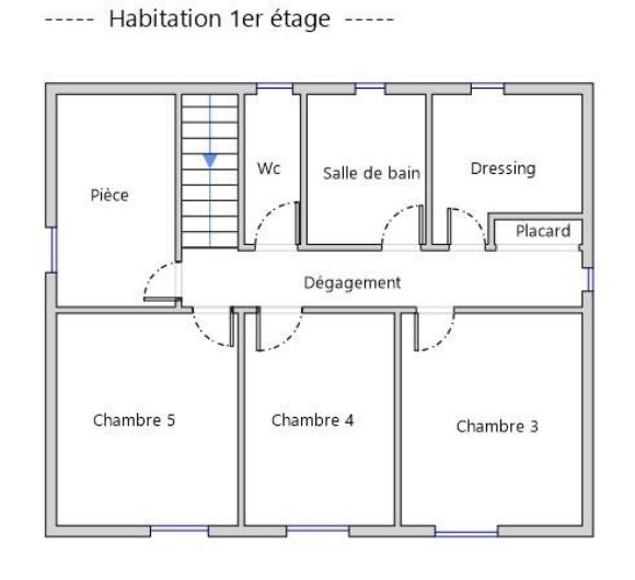 LEUHAN 29390 Leuhan maison 4 chambres séjour cuisine 32 m² sur 1600 m² avec hangar de 160 m² 3