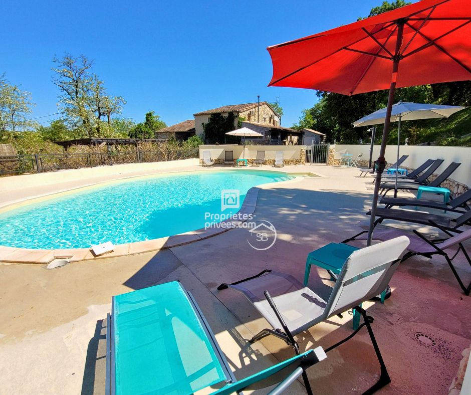 VALLON-PONT-D'ARC Magnifique Domaine en Ardèche Méridionale 348 m² : Mas, 12 chambres, Gîtes, Piscine et Terrain de 3250 m² 3