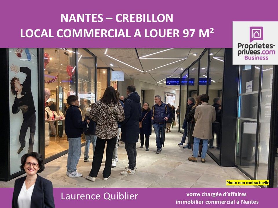 NANTES Centreville - LOCAL COMMERCIAL 97 m²  A LOUER