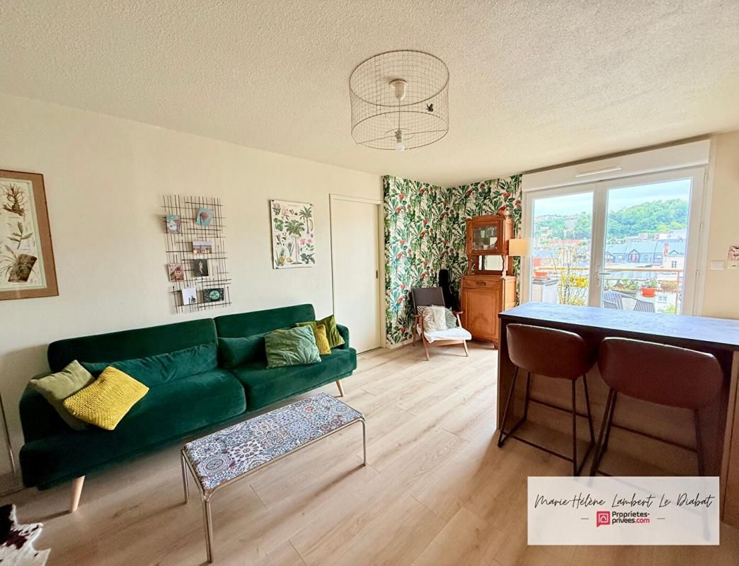 À VENDRE - Secteur Sainte-Marie - Appartement Le Havre 3 pièce(s) 54 m2 - ASCENSEUR - BALCON - PARKING PRIVATIF