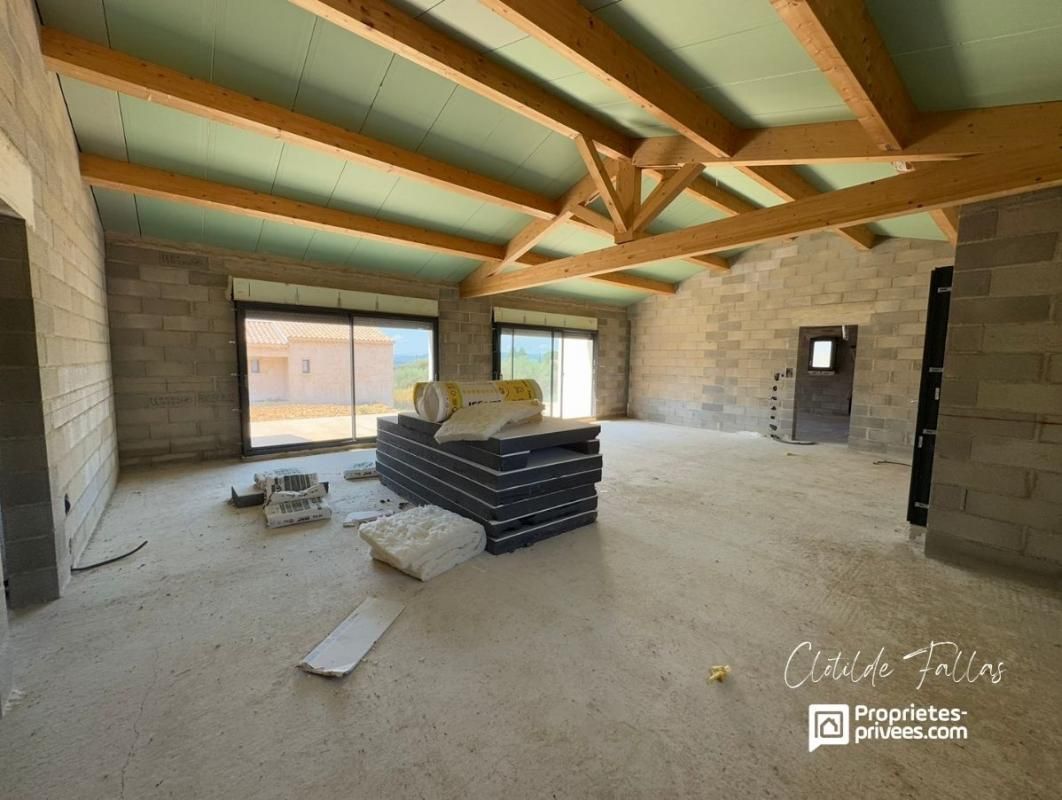 MORNAS VILLA à terminer - 160m² habitables avec garage, sur les hauteurs de Mornas 4