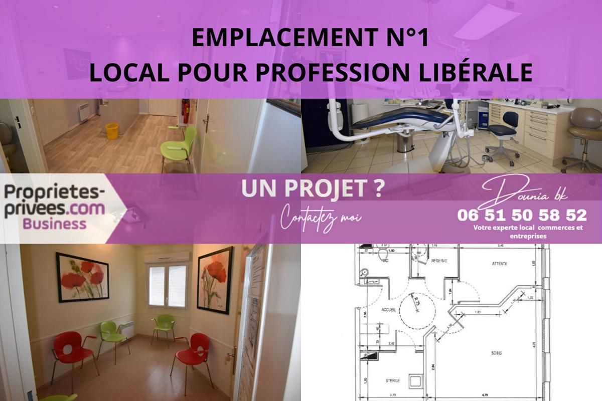 NOGENT SUR OISE - RARE, LOCAL POUR PROFESSION LIBÉRALE