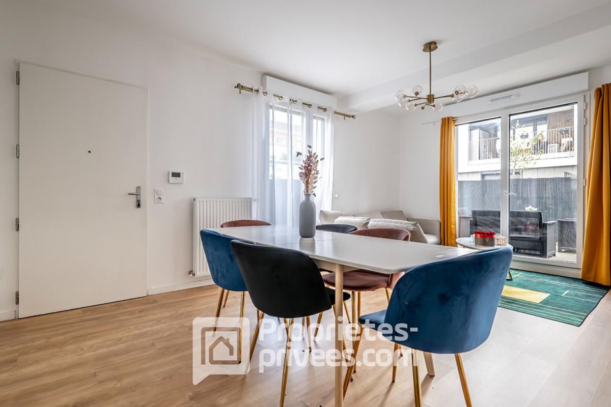 ASNIERES-SUR-SEINE Appartement lumineux en rez-de-jardin 3 pièces de 60m² + place de parking Asnières-sur-seine 4