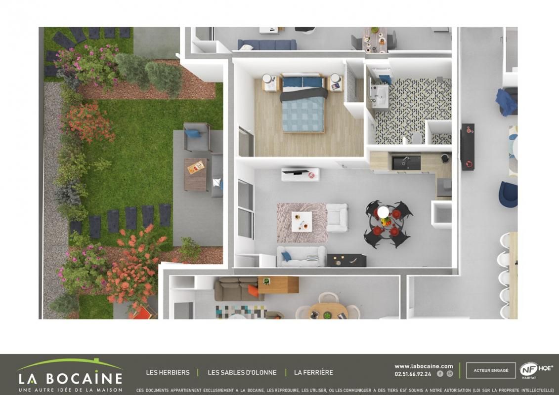 LA VERRIE Maison individuelle La Verrie 46 m2 dans programme neuf de maison partagée 4