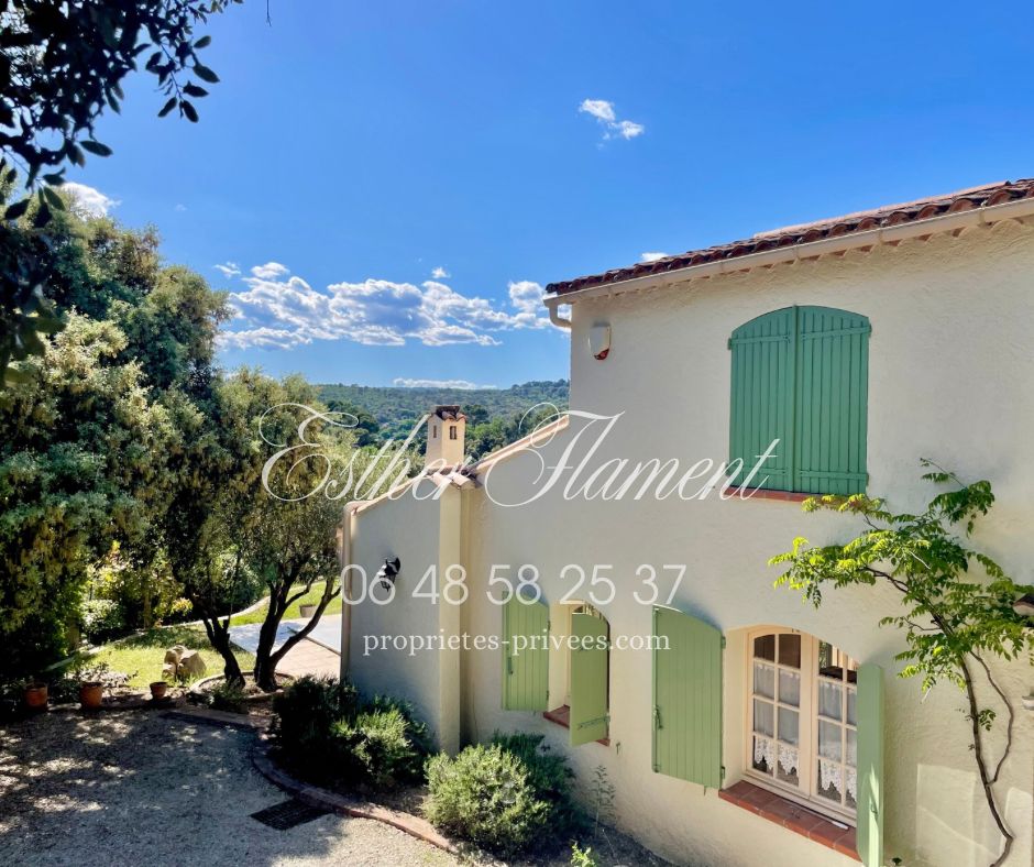 villa lumineuse avec vue 4 chambres, piscine