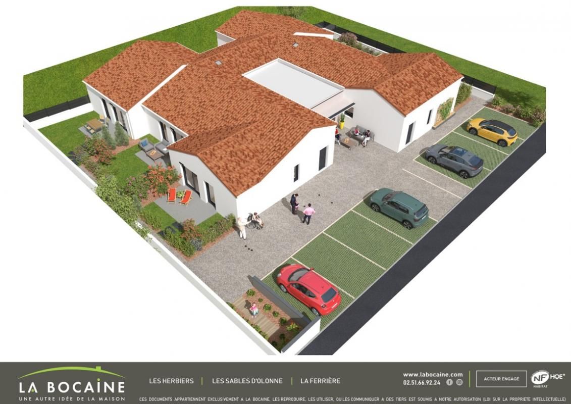 Maison individuelle La Verrie 64 m2 dans programme neuf de maison partagée
