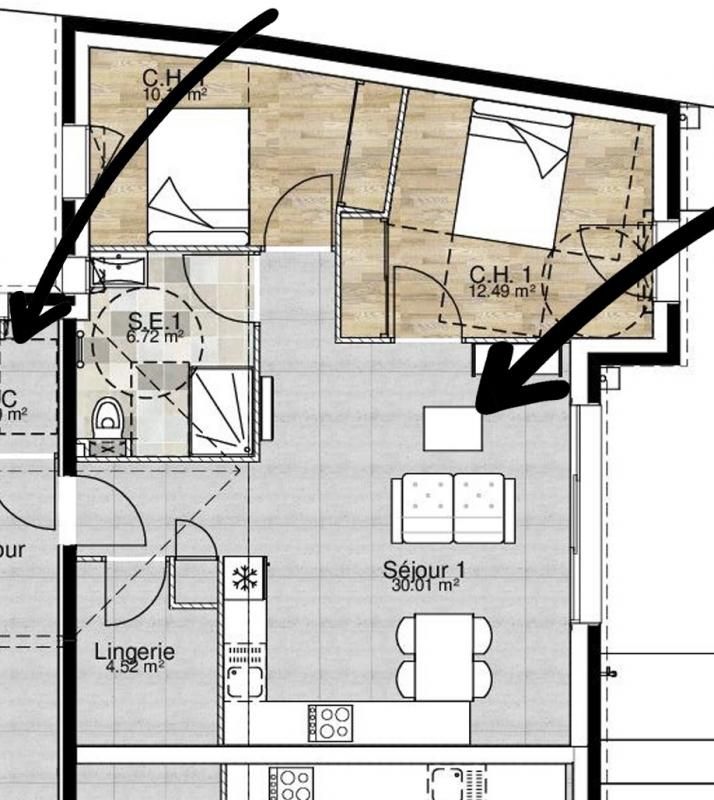 LA VERRIE Maison individuelle La Verrie 64 m2 dans programme neuf de maison partagée 4