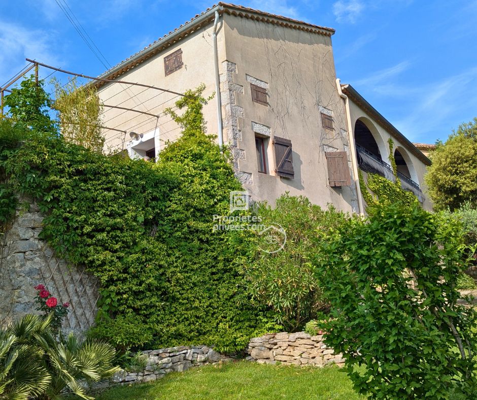 SAINT-ANDRE-DE-CRUZIERES Mas du XVIIIe avec vue, charme et potentiel locatif |Saint-André-de-Cruzières, entre Gard et Ardèche 1