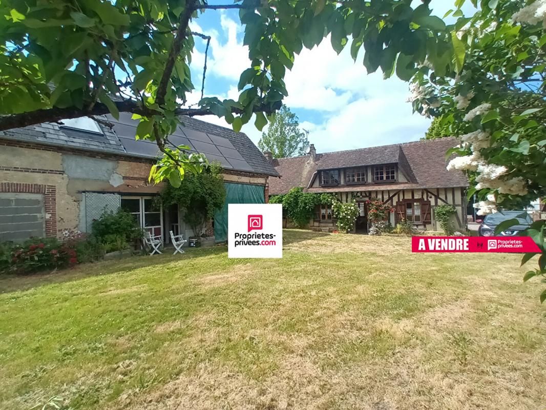 Maison normande à colombages avec terrain de 650 m², proche de Verneuil-sur-Avre