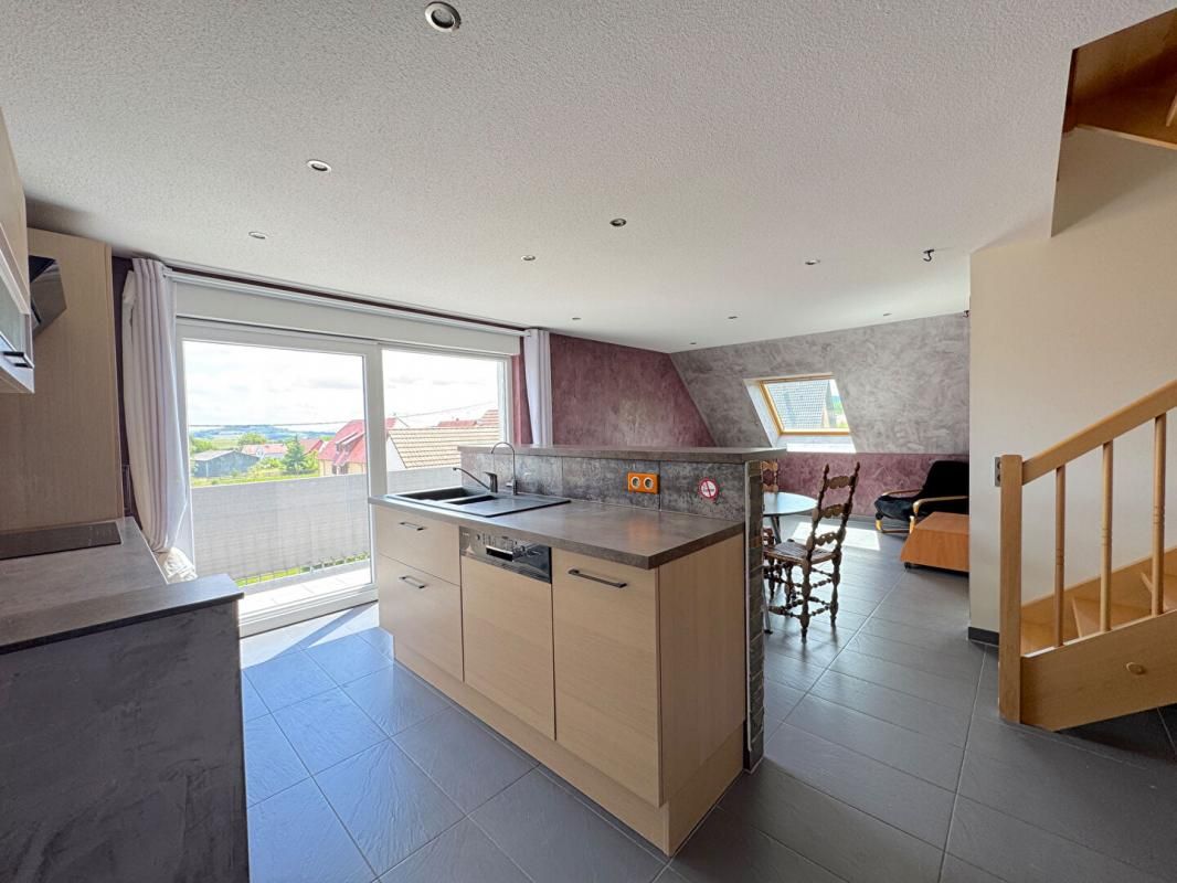 BALBRONN Location meublée - appartement duplex 3 pièces, terrasse, parking 2