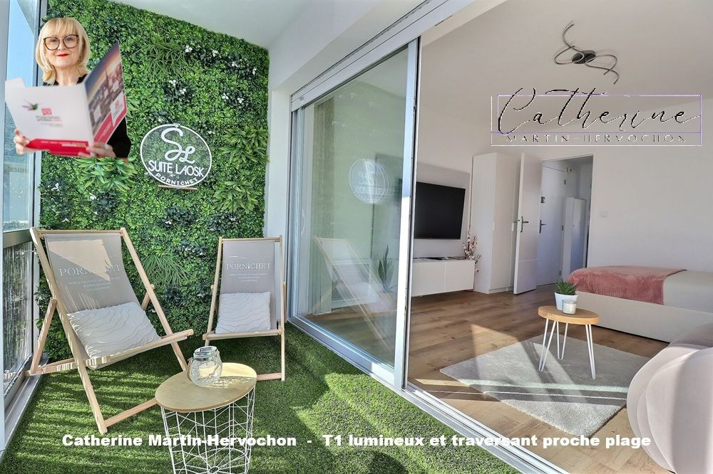 PORNICHET Appartement T1 avec cave et parking extérieur privatif à 2 pas de la plage - Rénovation et décoration soignées 1