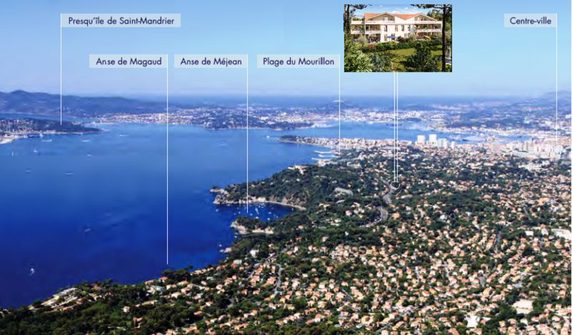 Toulon appartement 3 pièces Cap Brun 63 m² - 460 000